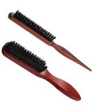 Sularpek Boar Bristle Brush Set - Teasing Hair Brush & Tail Comb for Hair & Beard Styling | Soft Natural Bristles - 2 Pack - Buy Online on GoSupps.com