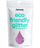 Buy Hemway Eco-Friendly Biodegradable Glitter 100g - Pink Holo for Face Eyes Body Hair & Nails | Vegan & Cosmetic Safe - Buy Online on GoSupps.com