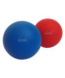 Kieba Massage Lacrosse Balls for Myofascial Release, Trigger Point Therapy, Muscle Knots, and Yoga Therapy. Set of 2 Firm Balls (Blue and Red) - Buy Online on GoSupps.com