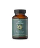 Natura Health Products - Zinc - 25 mg. Highly Bioavailable Food-Grown Zinc - 60 Capsules - Buy Online on GoSupps.com
