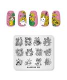 KADS Nail Art Stamping plate Nail Template Nail Art Design Tool Nail DIY Design Image Plate (ZO019) - Buy Online on GoSupps.com