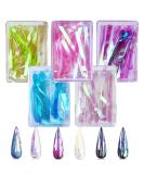 CHANGAR Ice Cube Aurora Glass Nail Art Stickers - 5 Boxes - Buy Online on GoSupps.com