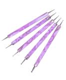 5PCS Nail Dotting Pen Set for Nail Art & Sculpting (Purple) - Jinlaili - Buy Online on GoSupps.com