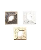 150PCS Metal Book Corner Protectors - Gold, Silver, Bronze - Scrapbook Album Menu Folder - Buy Online on GoSupps.com