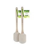EcoTools Loofah Bath Brush Shower Brush with Ergonomic Handle Cleans Hard to Reach Areas Eco-Friendly Bath Sponge Gentle Cleansing & Exfoliating Vegan & Cruelty-Free 2 Count - Buy Online on GoSupps.com