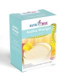 NutriWise Aloha Mango Diet Smoothie - 7/Box | High Protein, Gluten Free, Low Fat, Low Calorie, Low Sugar, Low Carb, Hunger Control - Buy Online on GoSupps.com