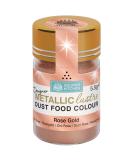 Squires Kitchen Metallic Lustre Dust Rose Gold 5.5g | Designer Edible Lustre Powder - Buy Online on GoSupps.com
