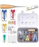 Neo LOONS Fabric Bias Tape Maker Set with Binder Foot - 6MM, 12MM, 18MM, 25MM - DIY Patchwork Sewing Tools for Quilt Binding - Bias Tape Maker Set-N2 - Buy Online on GoSupps.com