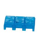 Ezy Dose Soft Touch 3 Compartment Pill Case - BPA Free Medicine Planner & Vitamin Organizer | Easy to Use 2XL Compartments for International Shipping - Buy Online on GoSupps.com