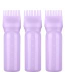 XNHIU 3 Pack Hair Dye Brush Bottle Root Comb Applicator Bottle Comb Hair Dye Bottle with Graduated Scale (Purple) - Buy Online on GoSupps.com