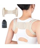 WEEOATAR Posture Corrector for Adults & Kids - Adjustable Upper Back Brace Highly Elastic Posture Trainer Easy to Use - Beige (Large - Buy Online on GoSupps.com
