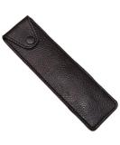 Parker Safety Razor Genuine Leather Travel Case for Straight & Barber Razors - Felt Lined Black | International Shipping Available - Buy Online on GoSupps.com