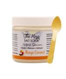 Keys Salt Scrub Premium Exfoliating Sea Salt Body Skin Scrub - Mango Coconut Travel Size 3.4 oz | Made with Pure Florida Sea Salt, Organic Oils, and Nutrients + Wooden Spoon | Pack of 1 - Buy Online on GoSupps.com