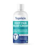 Topricin Foot Pain Relief Cream 8 oz - Effective Pain Relief for Feet | Fast Shipping Worldwide - Buy Online on GoSupps.com