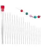 18 PCS Large Eye Beading Needles for Jewelry Making - 6 Sizes Seed Bead Needles and Threader Tool Set by YAWALL - Buy Online on GoSupps.com