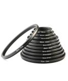 K&F Concept 11 Pieces Step Down Filter Adapter Rings Set, Metal Step Down Filter Adapter Ring Kit 43-37mm 52-43mm 55-52mm 58-55mm 62-58mm 67-62mm 72-67mm 77-72mm 82-77mm for Camera Lens - Buy Online on GoSupps.com
