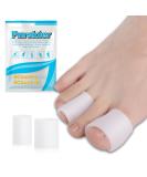 Toe Protection Silicone - 14PCS Gel Caps for Bubbles Chicken Eyes & Hammer Toes | Friction Pain Relief | Size L (3 Pairs) & M (4 Pairs) - White - Buy Online on GoSupps.com