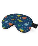Shop Cute Cartoon Dinosaur Eye Mask - Silky Soft Sleep Masks for Travel | Animal Shading Blindfold for Men & Women - Buy Online on GoSupps.com