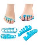 Buy 2 Pairs Gel Toe Separators Relief for Overlapping & Curved Toes | Pain Protection for Men & Women - International Shipping - Buy Online on GoSupps.com