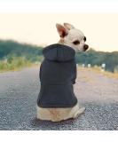 Idepet Dog Sweater & Pet Clothes - Warm Coat for Small Dogs & Cats (Medium Black) - Buy Online on GoSupps.com