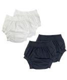 AQX Fabric Adult Diaper Covers - Reusable Waterproof and Leak-Proof High Waist Underwear for Incontinence (4-Pack - Black & White XL) - Buy Online on GoSupps.com