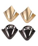 LIFKOME High Heel Shoe Protectors - 2 Pairs Metal Pointed Guards for Toe Caps & Shoe Repair Accessories - Buy Online on GoSupps.com