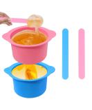 Yungs Wax Warmer Replacement Bowl Set Non-Stick Silicone Shells & Spatulas for Hair Removal | Compatible with All Wax Warmers - Buy Online on GoSupps.com