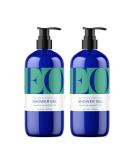 EO Shower Gel Body Wash 16 Ounce (Pack of 2) Grapefruit and Mint Organic Plant-Based Skin Conditioning Cleanser with Pure Essentials Oils - Buy Online on GoSupps.com