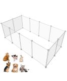 HOMICKER Pet Playpen: Portable Small Animals Fence for Guinea Pigs, Bunny, Ferrets, Hamsters, Puppies and more - Buy Online on GoSupps.com