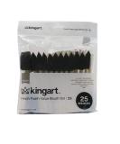 KINGART 1 Foam Brush Value Pack - Set of 25 Black - High-Quality Craft Foam Brushes - Buy Online on GoSupps.com