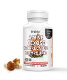 Active Hexose Correlated Compound 500mg - Supports Immune Health Liver Function & T-Cell/Natural Killer Cell Activity - 60 Veggie Capsules (Pack of 1) - Buy Online on GoSupps.com