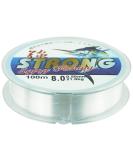 100 Meters Clear Monofilament Fishing Line | 0.5mm Strong Nylon Tension Wire | International Shipping Available - Buy Online on GoSupps.com