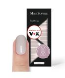 Original Miss Sophie Nail Foils Soft Touch - 24 Ultra-Thin Nail Polish Strips in Coconut for Nails & Toes - Perfect for Natural Painted Acrylic Gel & Shellac Nails - International Shipping Available - Buy Online on GoSupps.com