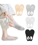 Shop 4 Pairs Sock-Style Metatarsal Pads for Women | Ball of Foot Cushions | Comfort for Calluses & Blisters | Ideal for Dancers - Buy Online on GoSupps.com