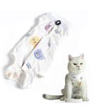 Clrybo Katzenbody after op anti-trim cat professional recovery suit dog cat clothing after castration alternative surgical recreational suit for abdominal wounds or skin diseases - Buy Online on GoSupps.com
