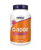 Now Foods C-1000 With Rose Hips and Bioflavonoids 250 Tablets - Buy Online on GoSupps.com