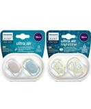 Philips Avent Ultra Air Pacifier Set 18+ Months - 4 Pieces with Sterilization Box | International Shipping Available - Buy Online on GoSupps.com