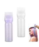 FINEASY Hair Color Brush Set - 2 Pack Root Applicator Bottles for Easy Hair Coloring (170ml White & Violet) - Buy Online on GoSupps.com