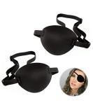 Eye Patch AWAVM 2PCS Adjustable Eye Patches Medical Eye Patch Amblyopia Lazy Eye Patches for Left or Right Eyes Black - Buy Online on GoSupps.com