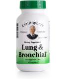 Christopher's Original Formulas Lung & Bronchial 400 mg - 100 Vegetarian Caps for Respiratory Support - Buy Online on GoSupps.com