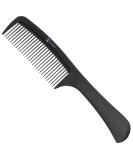 Kobe Professional Carbon Fibre Wide Tooth Comb - Anti-Static Barbers Salon Tool for Men & Women - 22cm - Buy Online on GoSupps.com
