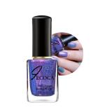 Purple Nail Polish - Glitter Mermaid Purple Nail Varnish Aurora Shimmer Effect Gel Nail Polish Holographic Quick Drying & Long Lasting Nail Art Varnish 8ml Mermaid Tears - 10 - Buy Online on GoSupps.com