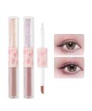 Erinde Liquid Glitter Eyeshadow & Eyeliner Set - Grey Silver Glitter, Blue Shimmer Gel, Matte & Shinny Eye Shadow, Long Lasting & Highly Pigmented - #04 Pink - Buy Online on GoSupps.com