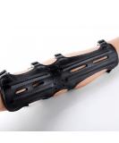 Archery Leather Arm Guard with 4 Straps - Forearm Protective Gear for Hunting and Bow Arrow - 1PCS - Buy Online on GoSupps.com