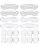 Heel Grips, 8PCS Heel Inserts, 12PCS Shoe Inserts, Gel Heel Cushion Inserts for Women Men, Adhesive Shoe Pads for Loose Shoes, Heel Slipping, Rubbing - Buy Online on GoSupps.com