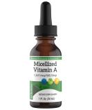 Premium Micellized Vitamin A Drops | Liquid Supplement for Men & Women | 1507mcg RAE - 5025IU per Drop | 1 Oz Bottle - Buy Online on GoSupps.com