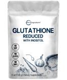 Pure Glutathione Reduced Powder with Inositol - 5oz (9 Months Supply) | Powerful Antioxidant | Supports Liver Function | Vegan-Friendly - Buy Online on GoSupps.com