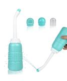 Topquafocus 12oz Perineal Bottle - Portable Travel Bidet for Postpartum Care | Essential After Birth Cleaning for Women - Blue - Buy Online on GoSupps.com