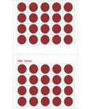 Vama Fashions Large Maroon Velvet Bindi Set for Women | Simple Round Kumkum Sindoor | International Shipping - Buy Online on GoSupps.com