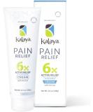 Kalaya 6X Extra Strength Pain Relief Cream (4.2 oz) - Natural Active and Pain-Blocking Ingredients Suitable for Muscle and Joint Pains associated with Neck & Back Pain, Strains, Sprains and Bruises - Buy Online on GoSupps.com